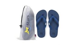 Maldives Unisex Flip Flops - Navy