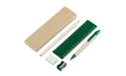 Genius Eco-logical Stationery Set - Green