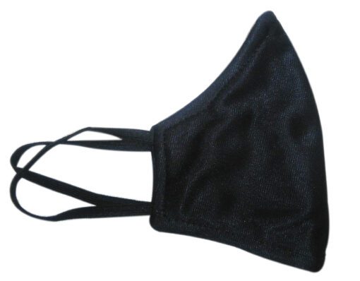 Re-Usable 3 Layer Mask. Outer and inner fabric layers are made from 145 gsm water repellent Birds Eye material with a non-woven middle layer for maximum protection. Sneeze and cough barrier with quick drying properties. Comfortable and breathable as well.