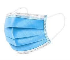 3 PLY DISPOSABLE SURGICAL FACE MASK. ONE SIZE FITS ALL. SOLD IN BOXES OF 50PCS. BLUE IN COLOUR.
