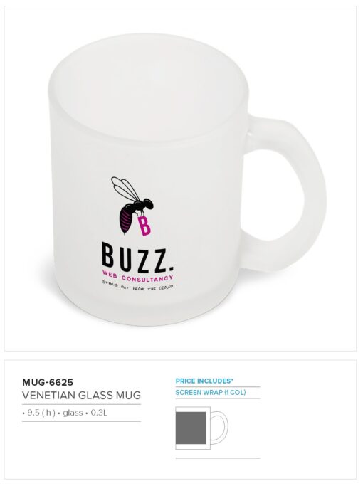 Venetian Glass Mug - 300ml
