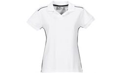 Ladies Backhand Golf Shirt -White