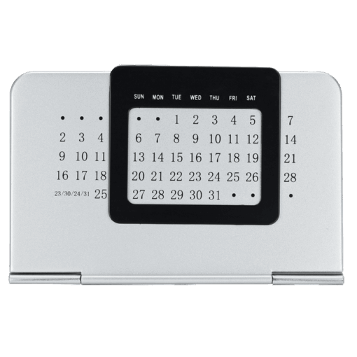 Folding Perpetual Calendar | Black | STD