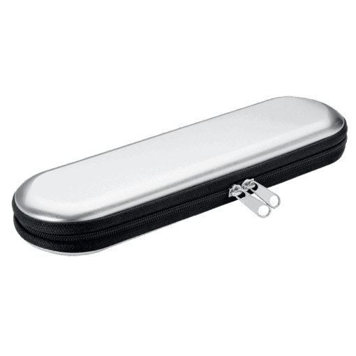 Tin Box with Zipper | Silver | STD