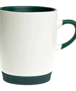 BW0062 - Ceramic Mug with Matching Base | Bottle Green | STD