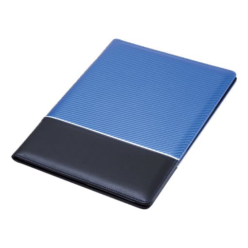 A4 Carbon Fibre Design Folder | Blue | STD
