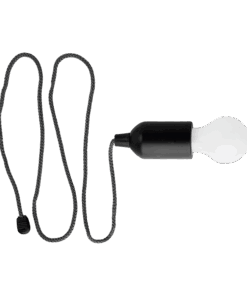 Light Bulb Shaped LED Light | Black | STD