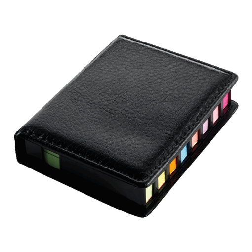 BF8005 - Plastic Case with Memo Papers | Black | STD