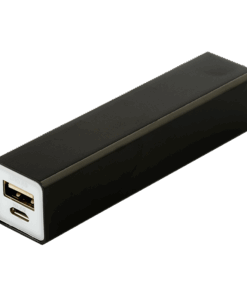 BE0070 - Aluminium Push Button 2200 mAh Powerbank | Black | STD