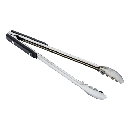 Braai Tongs With Plastic Handle | Black | STD