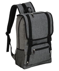 IN0005 - Expedition Backpack With Dual Front Clips | Grey Melange | STD