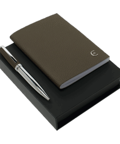 Cerruti Luxury Notebook and Pen Set | Taupe | STD