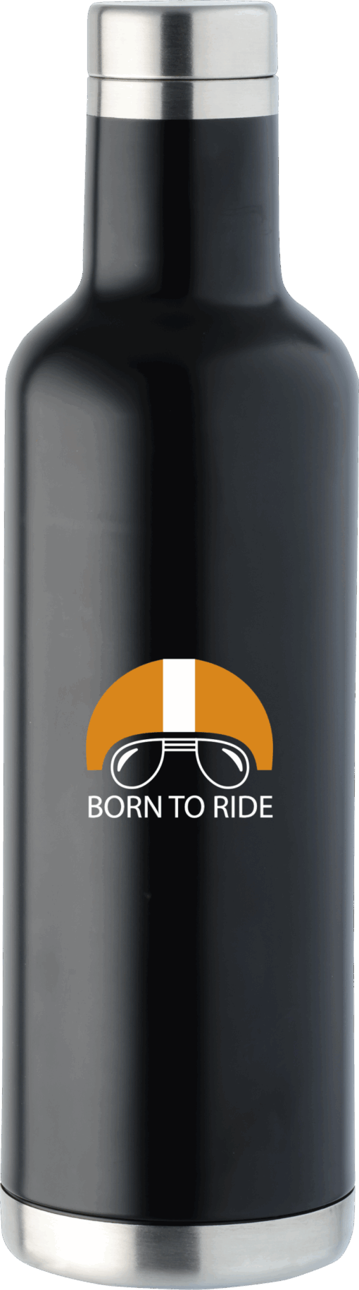 750ml Double Wall Vacuum Flask | Black | STD
