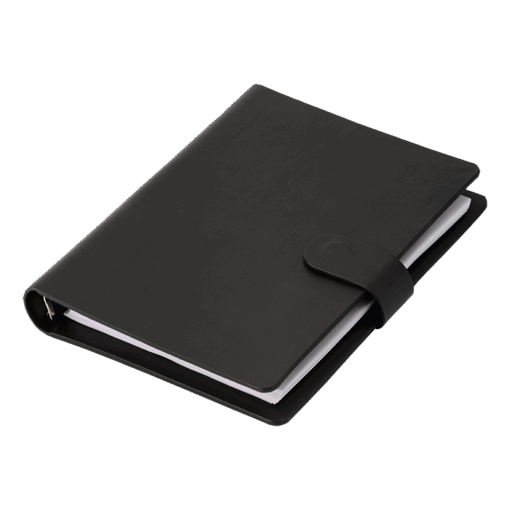 BE0112 - A5 Organiser With Power Bank - 4000 mAh | Black | STD