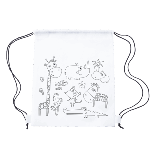 Wizzy Drawstring Bag | White | STD