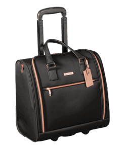Cellini Allure Medium 4 Wheel Trolley with TSA Lock | Black | STD