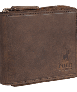 Polo Hamada Zip Around Wallet | Brown | STD