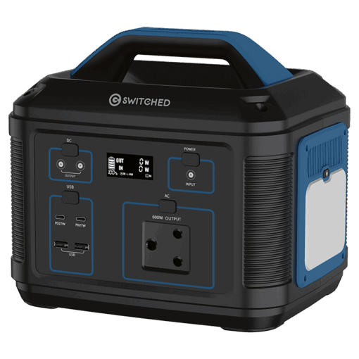600W Emergency Power Station | Black | STD