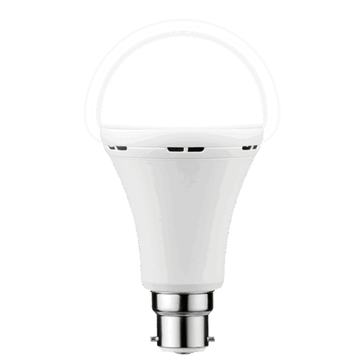 9W A60 Rechargable Led Light Bulb B22/E27 | White | STD