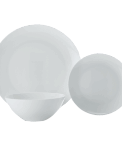 Cashmere Resort Coupe Dinner Set 12 Piece | White | STD