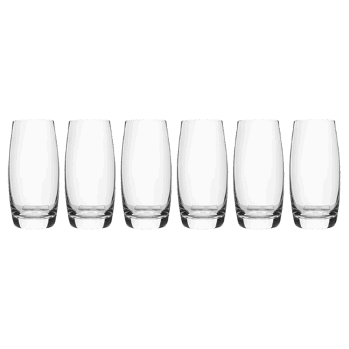 Cosmopolitan Highball Glass 400ML Set of 6 | Clear | 400ml