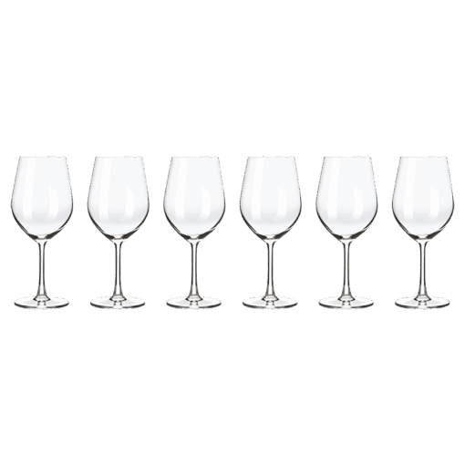 Cosmopolitan Wine Glass 590ML Set of 6 | Clear | 590ml