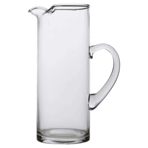 Diamante Cylindrical Water Jug 1.5l | Clear | 1.5l