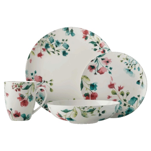 Primavera Coupe Dinner Set 16 Piece | Mix | STD