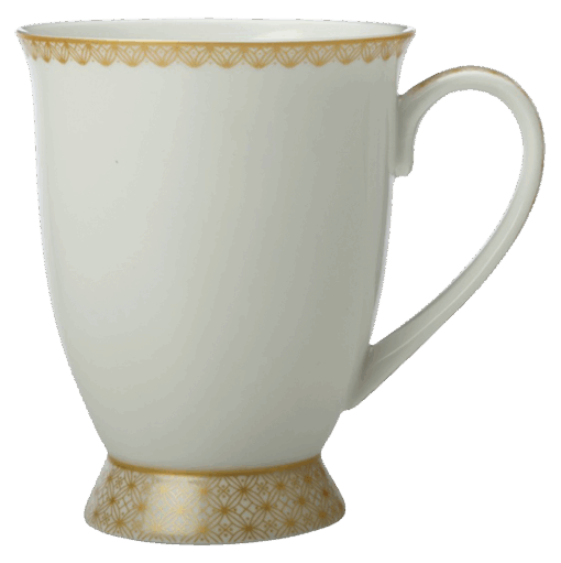 Teas & C's Classic Footed Mug 300ml | White | 300ml