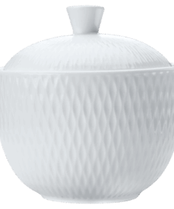 White Basics Diamonds Sugar Bowl | White | STD