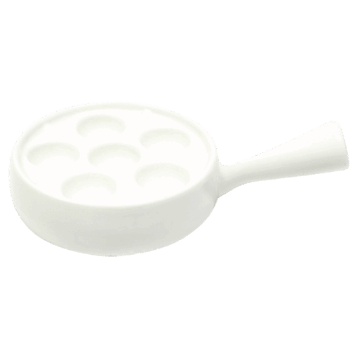 White Basics Escargot Dish | White | STD