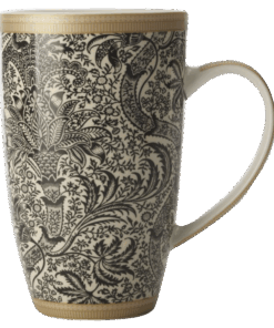 William Morris Black Seaweed Coupe Mug 420ml | Mix | 420ml