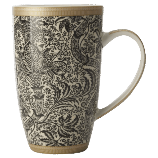 William Morris Black Seaweed Coupe Mug 420ml | Mix | 420ml