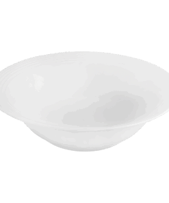 Arctic White Round Salad Bowl | White | 23cm