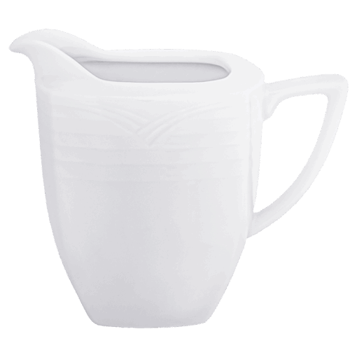 Arctic White Square Milk Jug | White | 220ml