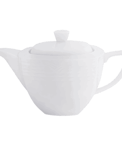 Arctic White Square Tea Pot | White | 750ml