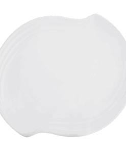 Arctic White Wave Plate | White | 25.9cm