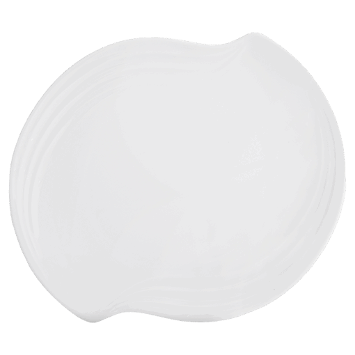 Arctic White Wave Plate | White | 25.9cm