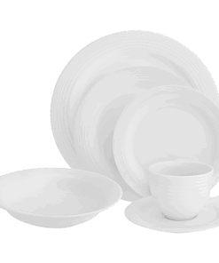 Arctic White 36 Piece Dinner Set | White | STD