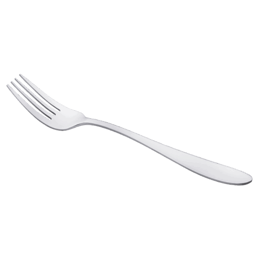 Teardrop Dessert Fork | Silver | STD