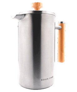 Boden Stark French Press Coffee Plunger 800ml | Silver | STD