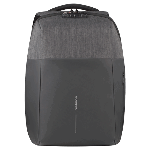 Volkano Deux Series Smart Laptop Backpack | Black | STD