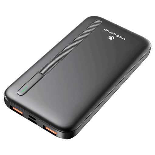 Volkano Fuel Series 10000 mAh Power Bank | Black | STD