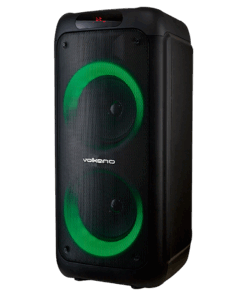 Volkano Helios Series Dual 8 Inch Bluetooth Party Speaker | Black | STD