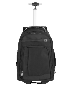Volkano Lincoln Series Trolley Travel Laptop or School Bag | Black | STD