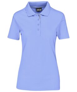 Ladies New York Golf Shirt - Light Blue