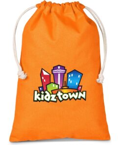 Altitude Allsorts Midi Cotton Drawstring Pouch - Orange | O
