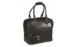 Gary Player Leather Double Decker Bag - Black Only