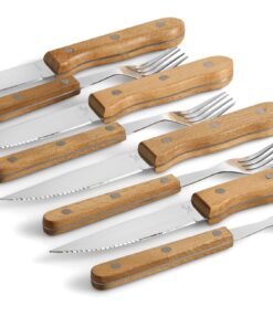 Cherokee Steak Knife & Fork Set